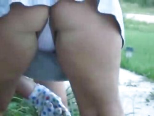 dicke Frau mit große ...